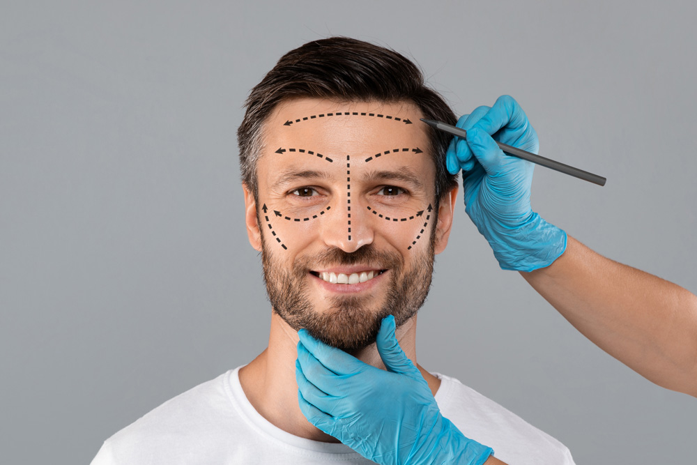 Face Lift for Men: Types, Procedures